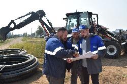 В Оренбургской области ведется строительство сетей для догазификации в с. Нижняя Павловка 